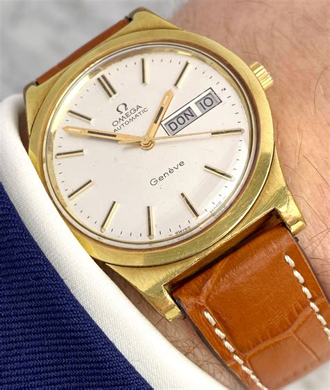 omega geneve day date automatic watch|omega geneve automatic vintage.